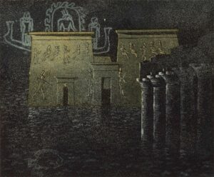 Tuula Lehtinen Art print Philae and time